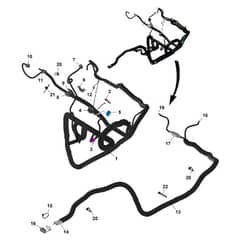 John Deere XUV875R - PC16760 - Chassis Wiring (4 / 5) - ST1782308