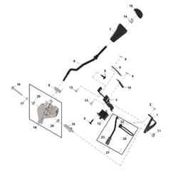 John Deere XUV875R - PC16760 - Gear Shift - ST1827408