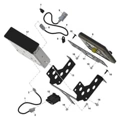 John Deere XUV875R - PC16760 - Radio - ST1840608