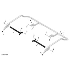 John Deere XUV875R - PC16760 - Bumper - ST1842388