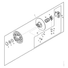 John Deere XUV875R - PC16760 - Secondary Clutch - ST1853148