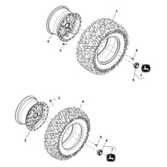 John Deere XUV875R - PC16760 - Alloy Wheels - ST1967128