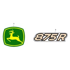 John Deere XUV875R - PC16760 - Labels - ST1993148