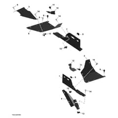 John Deere XUV875R - PC16760 - Front Guard - ST1999608