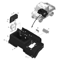 John Deere XUV875R - PC16760 - Mounting Parts - ST2001328