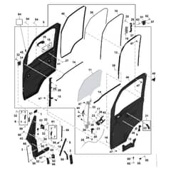 John Deere XUV875R - PC16760 - Door - ST2021928