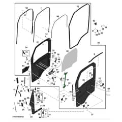 John Deere XUV875R - PC16760 - Door - ST2022428
