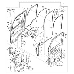 John Deere XUV875R - PC16760 - Door Kit - ST2075968