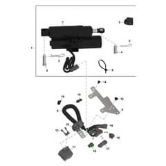 John Deere XUV875R - PC16760 - Actuator Kit - ST2148388