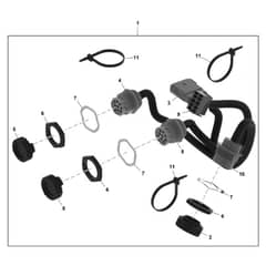John Deere XUV875R - PC16760 - Dash Attachment - ST2169068