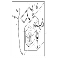 John Deere XUV875R - PC16760 - Windshield Washer - ST2230888