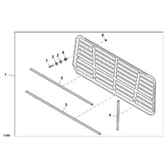 John Deere XUV875R - PC16760 - Rear Panel - ST905190