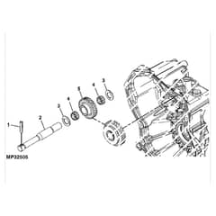 John Deere XUV - PC11574 - Reverse Shaft - ST562955
