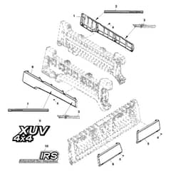 John Deere XUV - PC11574 - Side Panels ( - 110000) - ST730131