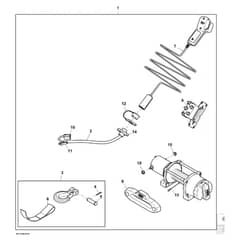 John Deere XUV - PC11574 - Winch Kit - ST911458