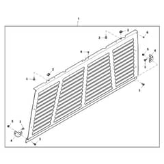 John Deere XUV - PC16756 - Rear Screen - ST1031200