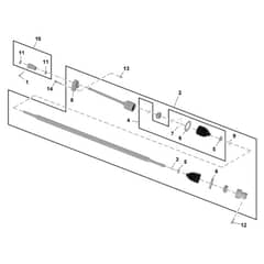 John Deere XUV - PC16756 - Drive Shaft - ST1781248