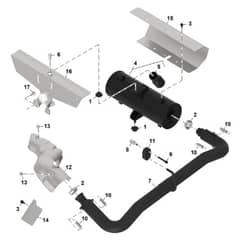 John Deere XUV - PC16756 - Muffler - ST1801308