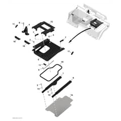 John Deere XUV - PC16756 - Seat Slider - ST1864148
