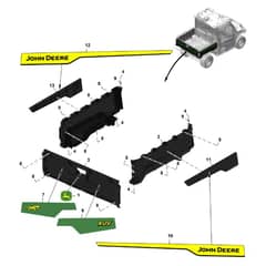 John Deere XUV - PC16756 - Panel - ST1969788