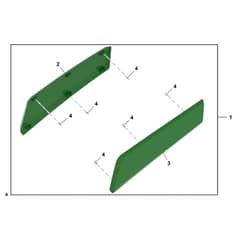 John Deere XUV - PC16756 - Panel Kit - ST2227588