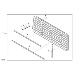 John Deere XUV - PC16756 - Rear Panel - ST905190