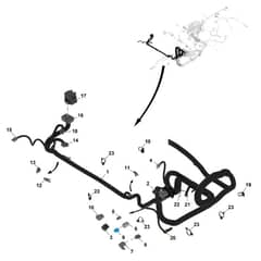 John Deere XUV - PC16757 - Chassis Wiring (2 / 5) - ST1788828