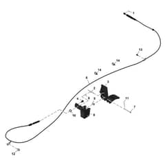 John Deere XUV - PC16757 - Throttle Pedal - ST1838008