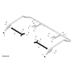 John Deere XUV - PC16757 - Bumper - ST1842388