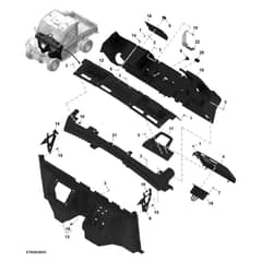 John Deere XUV - PC16757 - Console - ST1966248