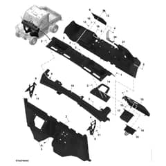 John Deere XUV - PC16757 - Console - ST1966648