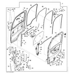 John Deere XUV - PC16757 - Door Kit - ST2075968