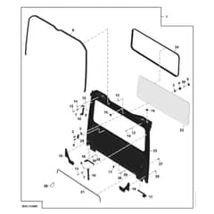 John Deere XUV - PC16757 - Rear Panel - ST2139428