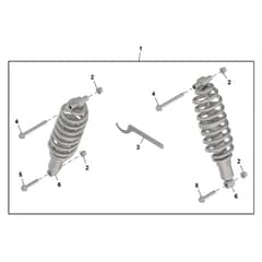 John Deere XUV - PC16757 - Shock Absorber - ST2154848
