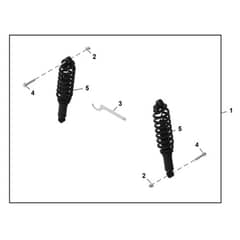 John Deere XUV - PC16757 - Shock Absorber - ST2154928