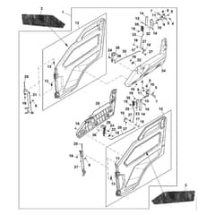 John Deere XUV - PC16757 - Door Kit - ST2194688