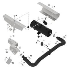 John Deere XUV - PC16758 - Muffler - ST1801308