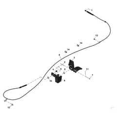 John Deere XUV - PC16758 - Throttle Pedal - ST1838008