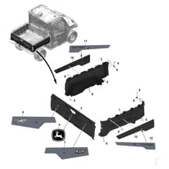John Deere XUV - PC16758 - Panel - ST1966868