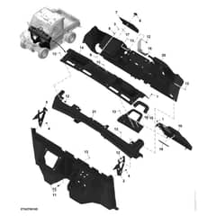 John Deere XUV - PC16758 - Console - ST1966988