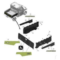 John Deere XUV - PC16758 - Panel - ST1967188