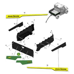 John Deere XUV - PC16758 - Panel - ST1969788