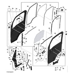 John Deere XUV - PC16758 - Door - ST2021928