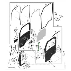 John Deere XUV - PC16758 - Door - ST2022428