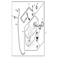 John Deere XUV - PC16758 - Windshield Washer - ST2230888