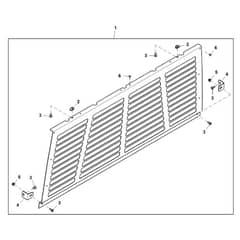 John Deere XUV - PC16759 - Rear Screen - ST1031200