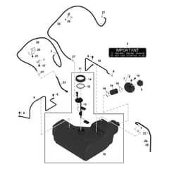 John Deere XUV - PC16759 - Fuel Tank - ST1804188