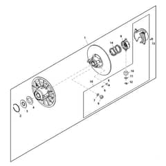 John Deere XUV - PC16759 - Secondary Clutch - ST1853148