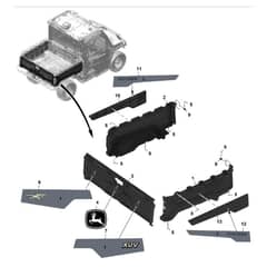 John Deere XUV - PC16759 - Panel - ST1966868