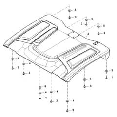 John Deere XUV - PC16759 - Roof - ST1973928